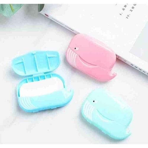 50PCS Disposable Soap Paper Travel Soap Paper Washing Hand Bath Clean Scented Slice Sheets Mini Paper Soap