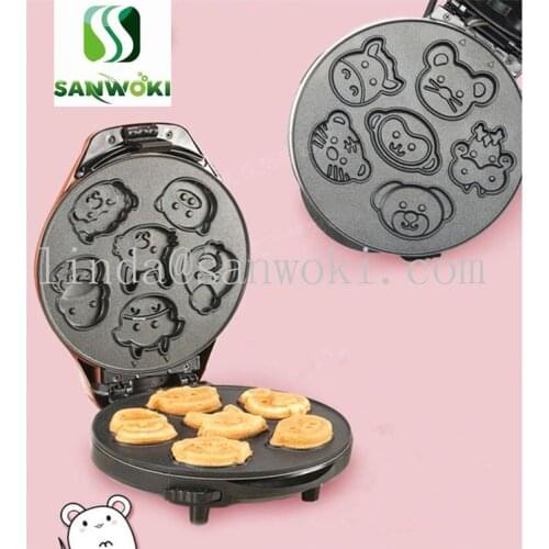 Household electric animal burning machine Zodiac sign shape waffle machine pig shape muffin baking machine cartoon cake baker