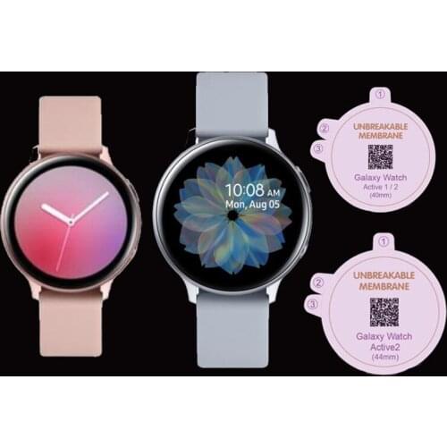 Hydrogel Soft Protective Film Guard For Samsung Galaxy Watch Active 2 40mm/44mm Active2 SmartWatch Screen Protector Full Cover