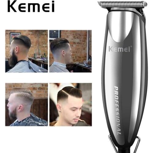 Kemei Professional Modelling Hair Clipper Trimmer Powerful Electric Barber Men Salon Hair Razor Graphic Carving Limit Combs