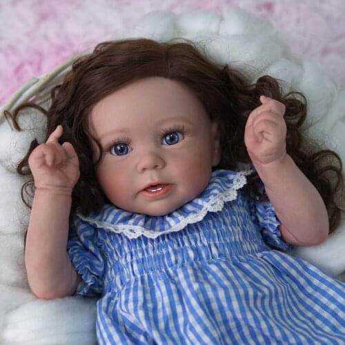 RBG 20 Inches Bonnie Reborn Baby LoL Cute Newborn Lifelike Bebe Vinyl Toy Alive Doll Surprise Toys Gift For Children Girl
