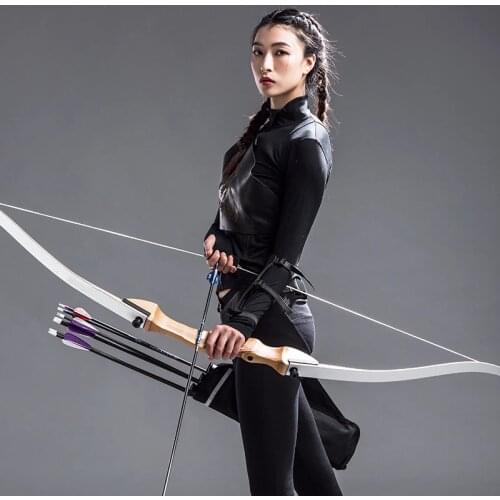 Archery Take-down Recurve Bow Target Sports Shooting Laminated Wood Fiberglass 10-36 lbs 62 & 48 inch Hunting Bow