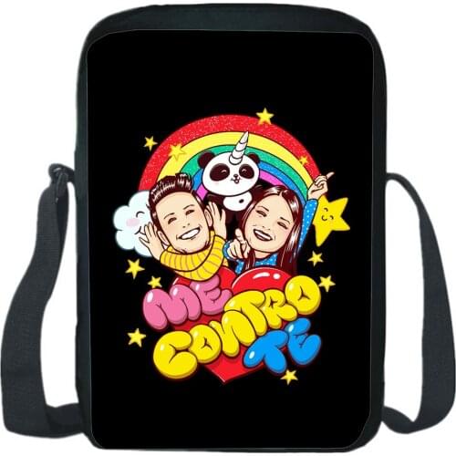 Me Contro Te Shoulder Bags Men Messenger Bag Women Fashion Cartoon Shoulder Bookbag Boy Girl Casual Cross-body Knapsack