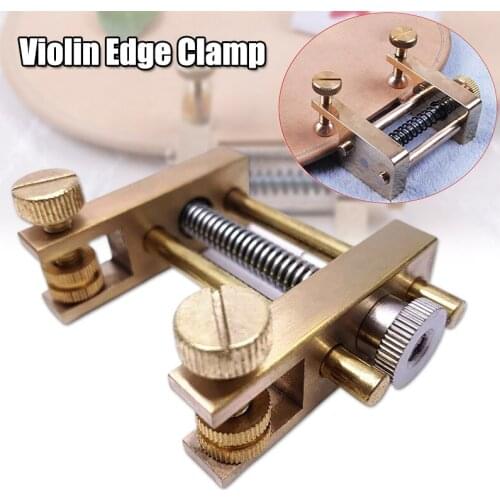 Newly Metal Violin Edge Clamp Professional Violin Edge Cracks Repair Tools Practical Musical Instrument Making Accessories N66