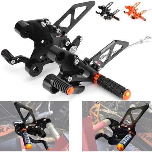 Rearsets Footrest Fit for DUK-E790 Duke790 2018 2019 2020 Motorcycle Adjustable Rear Set Foot Pegs