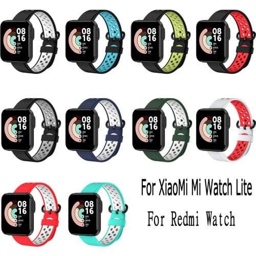 Silicone Band Strap For XiaoMi Mi Watch Lite / For Redmi Watchstrap Original Sport Smart WristBand Bracelet Replacement Correa