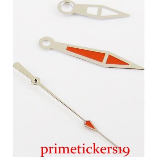 Silver edge orange hands fit MINGZHU 2813 MIYOTA series movement