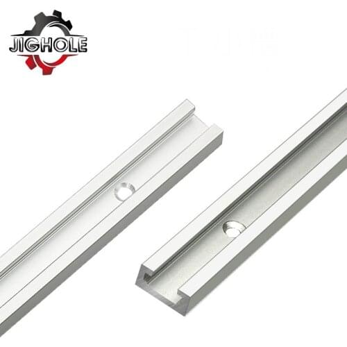T-track T-slot Miter Track Jig T Screw Fixture Slot 19x9.5mm M8 Nut Track Clamp Set for Table Saw Router Table Woodworking Tool