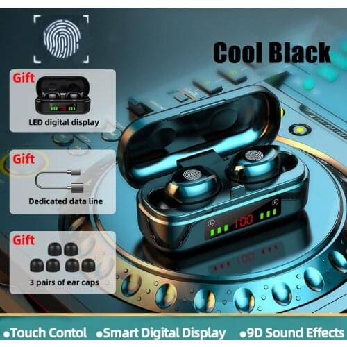 Xiaomi TWS BluetoothHeadphones Stereo Earphones Noise Canceling Touch Control Handsfree Earbuds With Microphone Charging