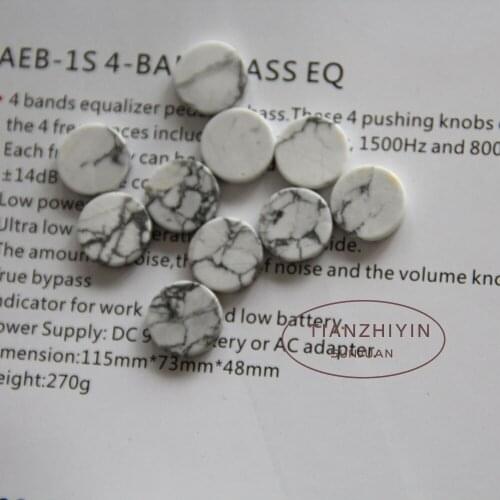 10 pcs trumpet finger key buttons for repairing parts new White Turquoise