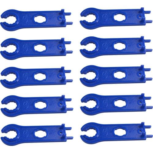 1 Pair Connector Wrench Spanner Solar Panel Connectors Disconnecting Tool Blue Color Wrench Panel Cable Connector
