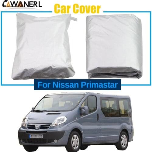 Car Cover For Nissan Primastar 2001-2014 Outdoor Anti-UV Sun Snow Rain Protection Windproof Dustproof MPV Cover