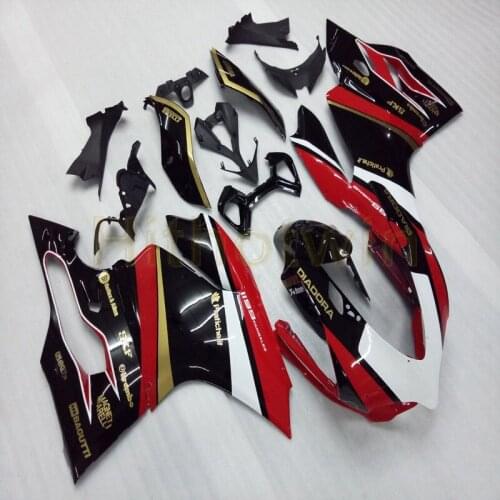 Free Screws+Custom Injection mold black Motorcycle cowl for 1199 2012 2013 2014 ABS fairing M2