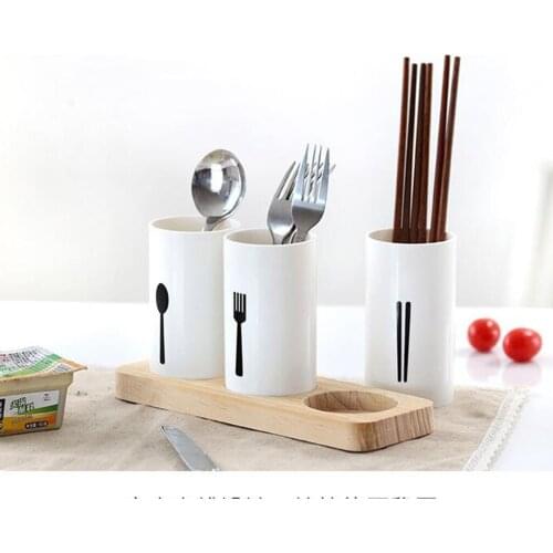Kitchen Cutlery Caddy Utensil Holder Drainer Storage 13x6.5x8.5cm