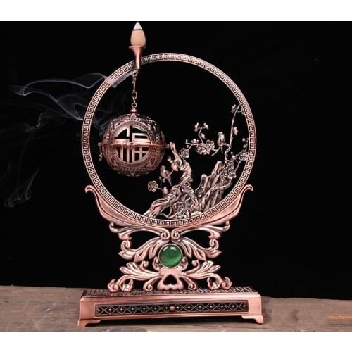 Metal Incense Burner Holder Modern Smoke Fountain Aromatherapy Incense Burner Zen Garden Wierook Houder Home Decoration YD50XL