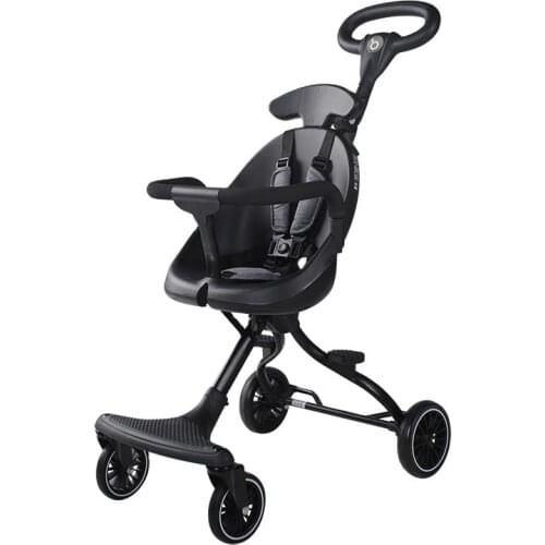 Baby foldable lightweight stroller four wheel stroller bb car