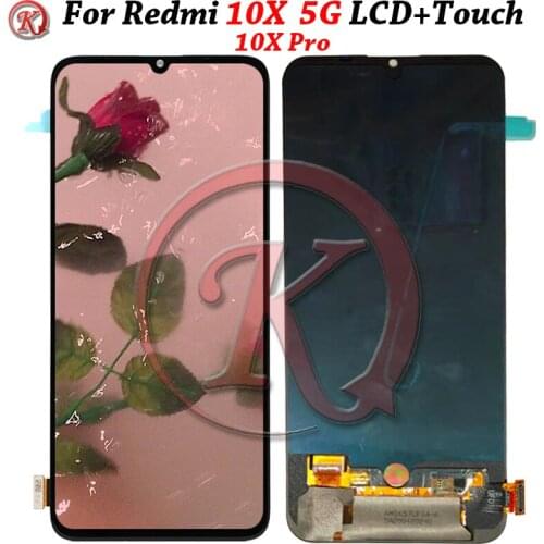Display For Xiaomi Redmi 10X 5G LCD Touch Screen Digitizer Assembly Replacement Parts For Redmi 10x Pro LCD OLED Quality