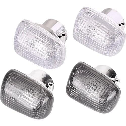 E-Mark For Suzuki SV650 GSXR 600 750 GSXR1100 KATANA TL1000 Front Turn Signals Indicator Light Lamp Blinker Lens Cover Shell