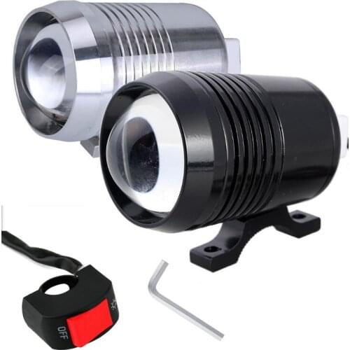 2 Pieces LED Spotlight DC12-60V with CREE U2 Chip 3 Modes for Motorcycle Headlight Car Fog Lamp