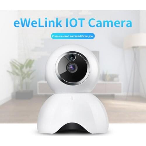 EWeLink IP Camera Smart IOT HD Camera reomotely viewing by mobile phone two-way audio intercom night IR Infrared LED camera
