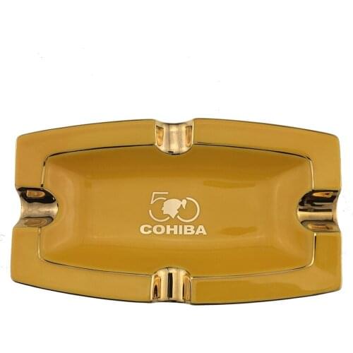 Cigar Ceramic Ashtray Holder 4 Cigars portable Ashtray Gadgets Rectangle Ash Slot Tobacco Cigarette Ashtray