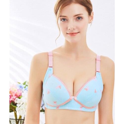 Maternity Nursing Bras Set Pregnant Butterfly Printing Breastfeeding Pregnancy Women Underwear Breast Feeding Bra WX-022
