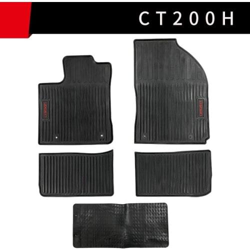 Special No Odor Carpets Waterproof Rubber Car Floor Mats for CT200H NX200 NX300H