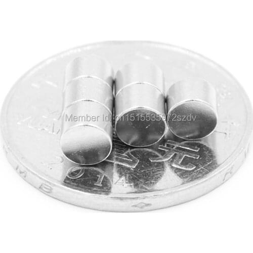 50pcs Strong Round Dia 5mm x 3mm N35 Rare Earth Neodymium Magnet Art Craft Fridge 5x3mm
