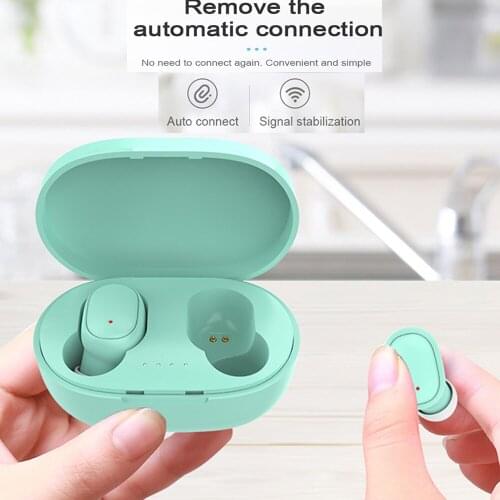 New A6S TWS Bluetooth-Compatible 5.0 Earphone Wireless Headphone Sports Earbuds Gaming Headset with Microphone Charging Box