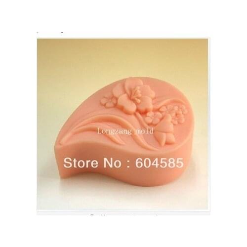 New Cute Flowers 50367 Craft Art Silicone Soap mold Craft Molds Handmade soap molds