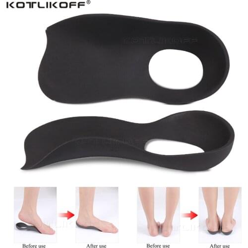 Orthotic Flat Feet Insoles for Arch Support O/X Leg Corrective Foot Care Pads Plantar Fasciitis Half Inserts Shoes Sole Insole