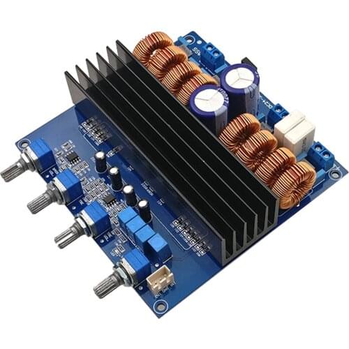 TDA7498 TL072 Class D 2.1 Digital Power Amplifier Board 200W+100W+100W DC24V to DC32V