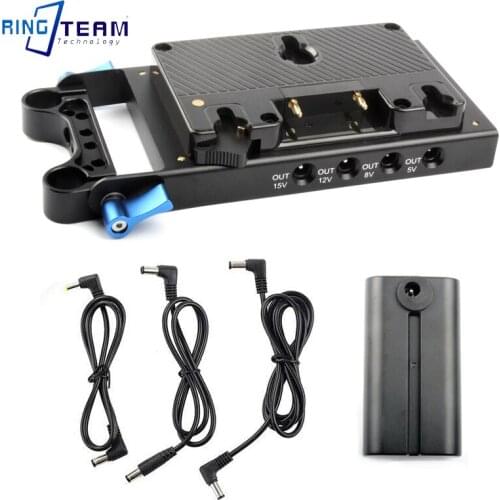 Suitable For Sony CCD-TRV120 TRV130 TRV210 TRV220K TRV310 NP-F550 Dummy Battery+A Type Plate Gusset Multifunctional Power Adapte