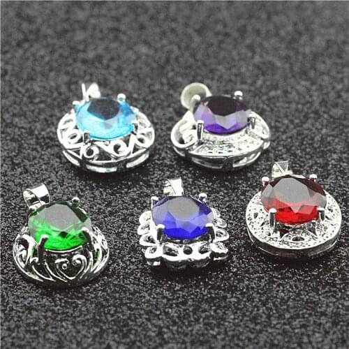 5 Pieces Mixed Color Personality Pendants Classic Charm Women Only Pendant Jewelry For Party Gifts jp