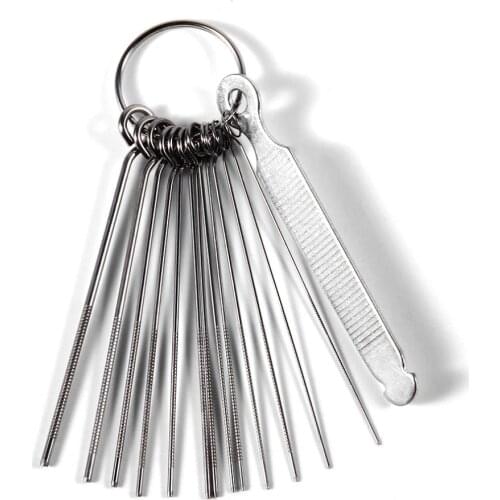 Portable Size DIY Guitar Repair Tools Guitar Nut Slotting File Saw Rods Slot Filing Set Luthier Replacement Accessory Newest