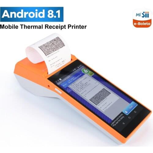 POS Terminal PDA Android Handheld Restaurant Shop Cash Registers Wireless Bill Printing Machine Mobile Thermal Receipt Printer