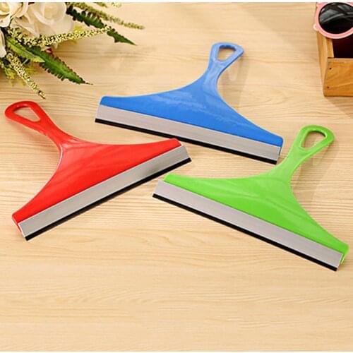 Practical Glass Windows Squeegee Windshield Wiper Silicone Blade Cleaning Mirror Clean Wash Brush Home Bathroom Car Accessories
