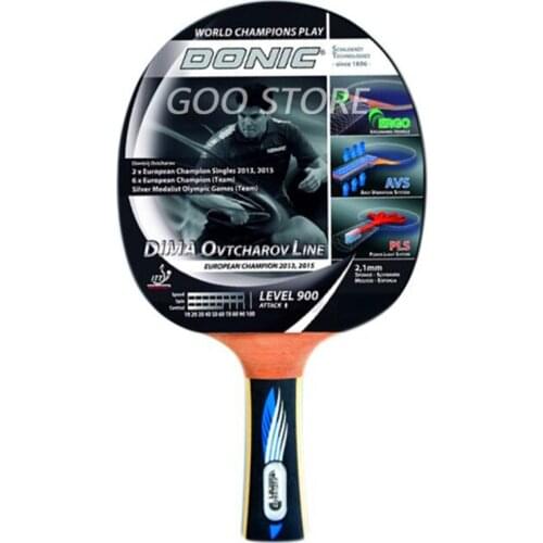 DONIC DIMA OVTCHAROV Line900 WORLD CHAMPIONS PLAY Table Tennis Racket Original DONIC Ping Pong Bat Paddle