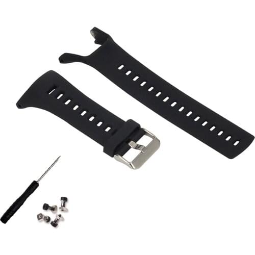 Rubber Watchband For Suunto watch band Ambit 1/2/2S/2R/3 Sport/3 Run/3 PEAK Watches Replacement Wrist Bands Flexible Strap Rubb