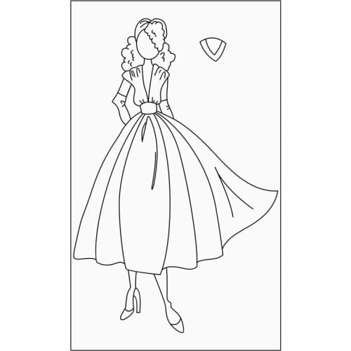 Rubber Silicone Clear Stamps for Scrapbooking Tampons Transparents Seal Background Stamp Card Making Diy girl