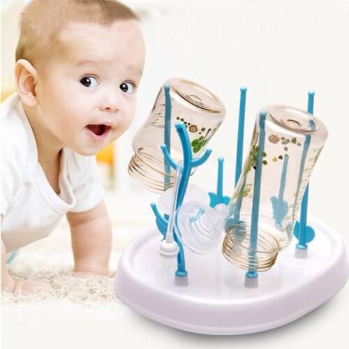 Baby Care Parts Baby Bottle Drying Rack Simple Tree Shape Straight Style Cleaning Dryer Drainer Keep Clean
