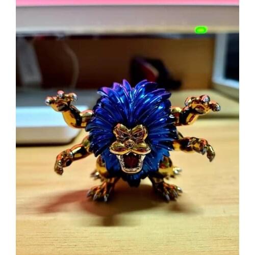 Japanese anime Dragon Quest Tenkuu no Hanayome Boss King Lion 6cm metal original figure collectible model toys for boys