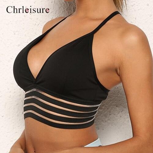 Women Sexy Push Up Fitness Bra V-neck Solid Workout Brathable Seamless Underwear Backless Bras Femiina