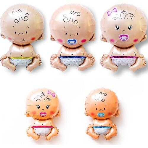 Cute Baby Angel Shape Foil Balloons 1pc Baby Shower Gender Reveal Party Decorations Infant Boy Girl Birthday Party Decor JL0075