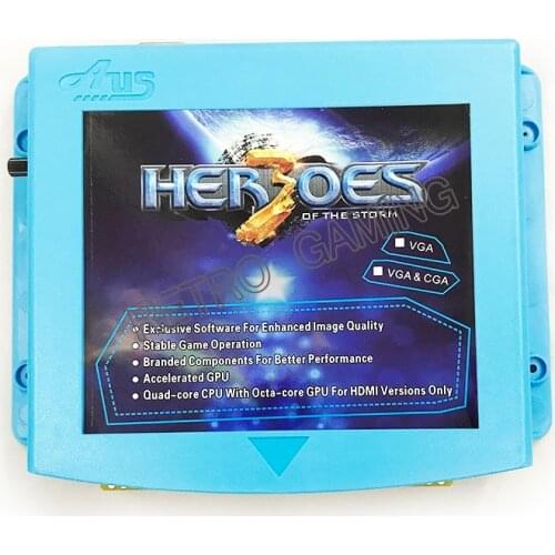 1660 in 1 / 645 in 1 games Heroes of the stom 3 Jamma Multigame PCB board VGA / CGA output for CRT / LCD Pandora multigame PCB