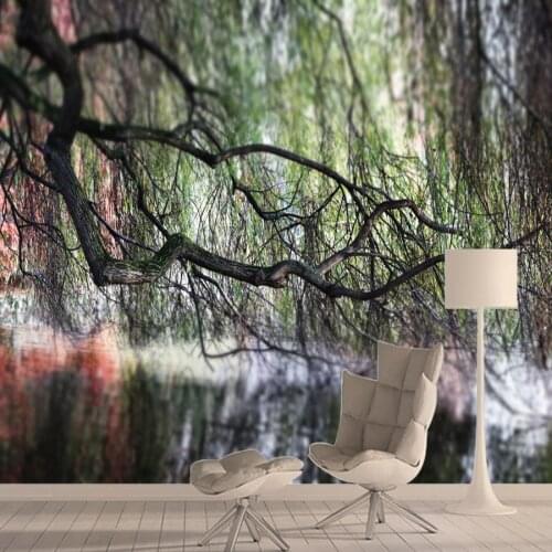 Forest Tree 3d Wall Paper Mural Wallpaper Wallpapers for Living Room Wall Papers Home Decor Improvement Contact PVC Murals Roll