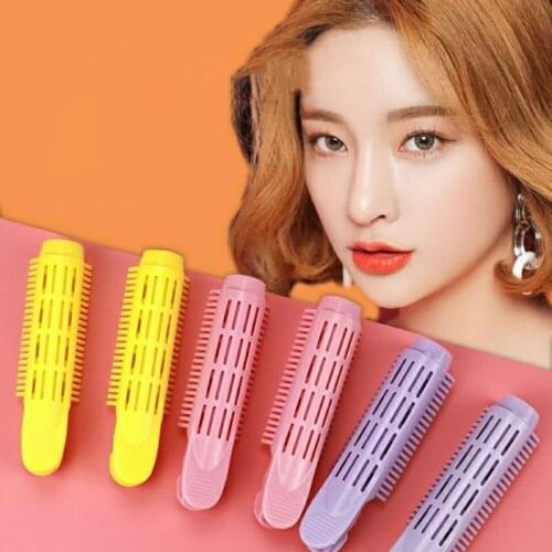 4PCS Natural Fluffy Hair Clip For Women Hair Root Curler Roller Wave Clip Self-grip Root Volume Volumizing Fluffy Charm Jewelry