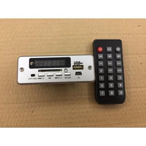 7~12V Car decode board with FM+free shipping