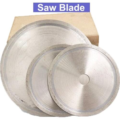 URANN 110mm 150mm 160mm 200mm 250mm 300mm 400mm Diamond Saw Blade Wheel Cutting Disc For Jade Gemstone Crystal Agate Cutting