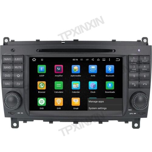 For Mercedes Benz CLK W209/CLS/W219 Android10.0 GPS Navigation Car DVD player autostereo headunit radio tape recorder 8812 media